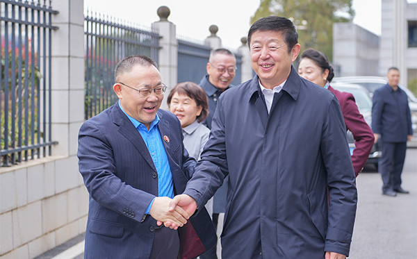 民革中央副主席谷振春一行莅临顶立科技调研