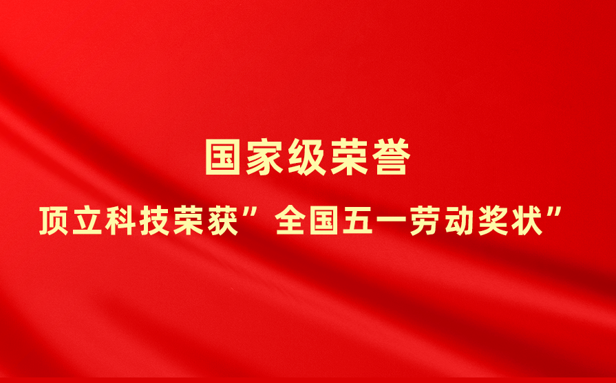 国家级荣誉！顶立科技荣获“全国五一劳动奖状”